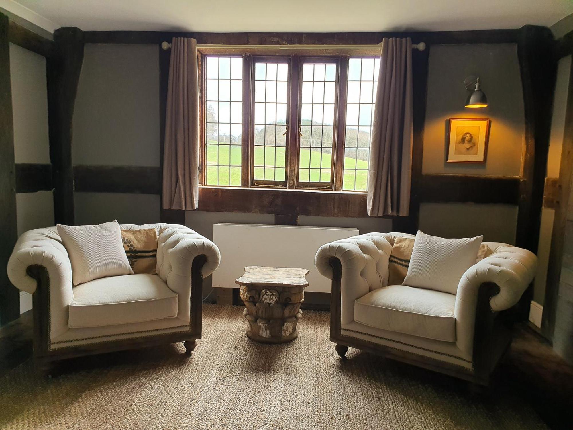 The Threshing Barn At Penrhos Court Villa Kington  Kamer foto